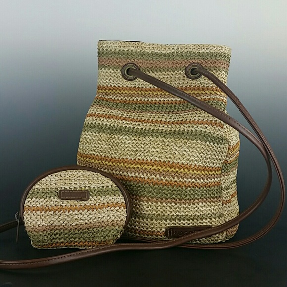 Rosetti Handbags - Rosetti woven convertible crossbody purse/backpack